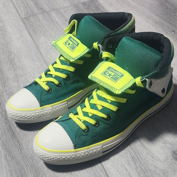 Converse Chuck Taylor All Star Double Collar High Top Sneakers Mens Size 10 - Picture 1 of 7